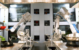 Nala Robotics provides an automated food bowl machine.