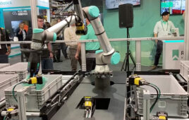 RightHand Robotics' demo at MODEX 2024.