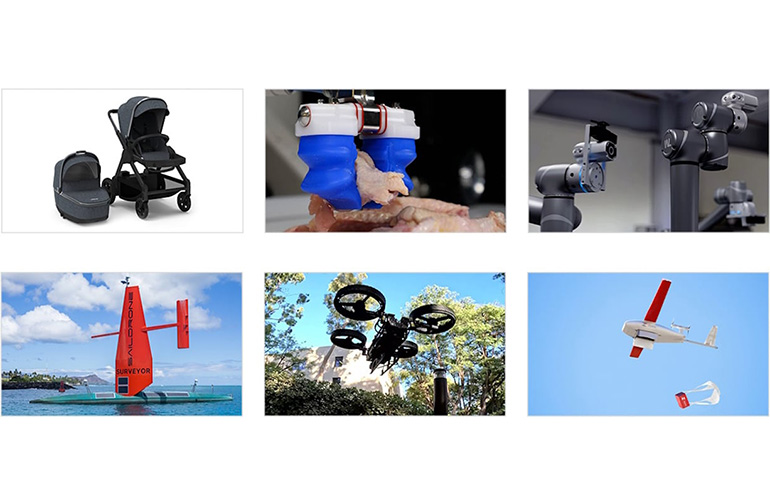 Images of NVIDIA's roundup of cool robots in 2023.