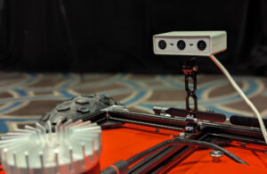 Tangram Vision HiFi camera prototype on a mobile robot.
