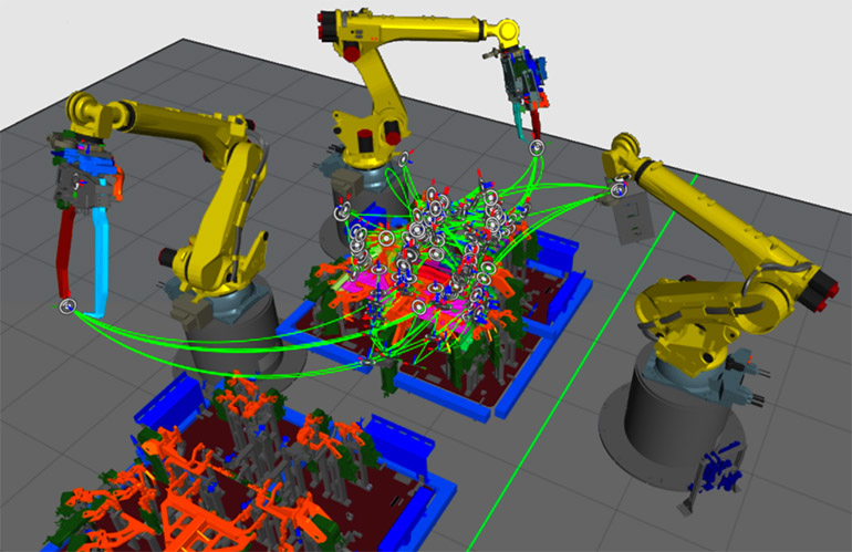 Valiant TMS is integrating Realtime Robotics' robot motion optimization system.